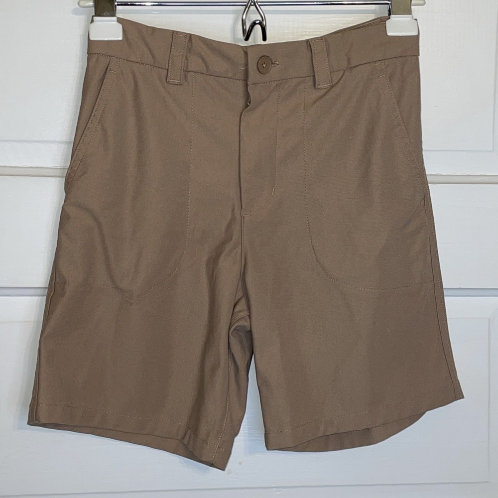 Dress Khaki Long Shorts Boys 12 Low Wrinkle - Preppy Nice Core